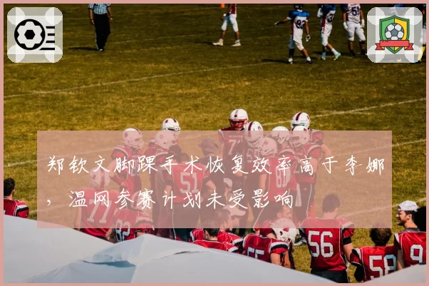 郑钦文脚踝手术恢复效率高于李娜,温网参赛计划未受影响